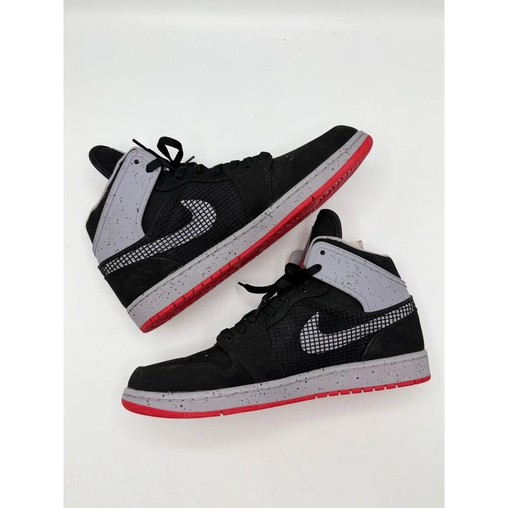 Jordan 1 Retro 89 Black Cement Grey 599873-003 Mens Size 11.5 No Box